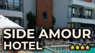 SIDE AMOUR HOTEL 4★ | Side, Turkey 🇹🇷 Modern City Hotel Review