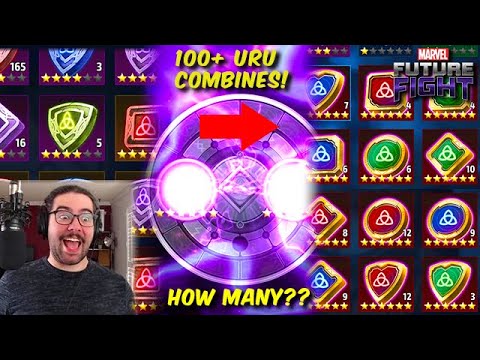 Over 100 MYTHIC Uru Combines = ??? FREE ODIN BLESSINGS - Marvel Future Fight