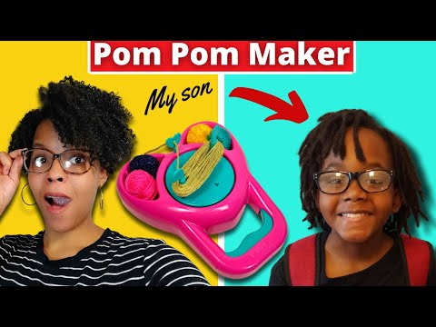 FASTEST Pom Pom Maker Tool w/ Lil Mr. Littlejohn
