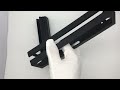Black Aluminum Patio Sliding Door Handle Lock For Aluminum Frame Door