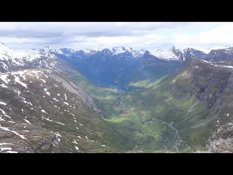Dalsnibba Aussichtpunkt (1500m Höhe) in Norwegen