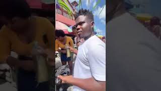 Have you ever tasted this? Why is it GREEN 😮? #africa #guyana #wodemaya #sugarcanejuice #sugercane