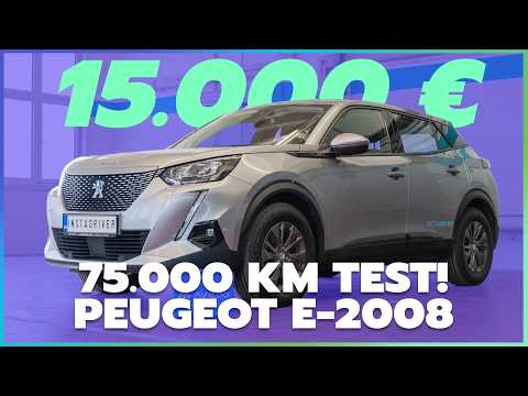Insider tip: €15,000 electric car Peugeot e-2008 used car test 75,000 km, top deal, 320 km range