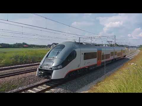 LK582 Włoszczowa Północ - Czarnca EN96-002 PESA Elf Świętokrzyskie - osobowy na CMK