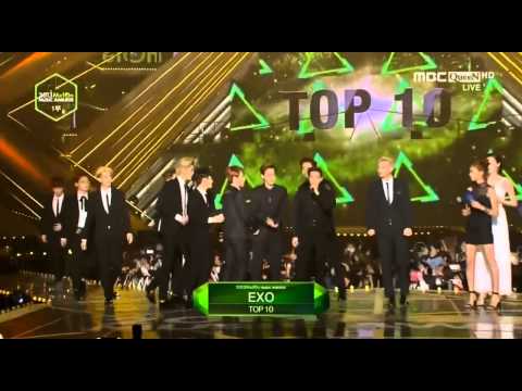 131114 Top 10 Award - EXO @ 2013 Melon Music Awards [720P]