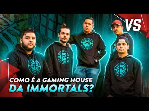 A GAMING HOUSE DA IMMORTALS | Vida de Pro Player