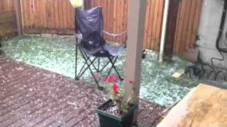 preview picture of video 'Hail storm, Canberra, Dec 11, 2011'
