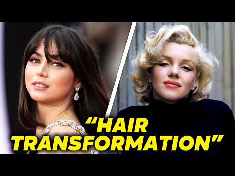 Ana de Armas's Hair Transformation to Marilyn Monroe!