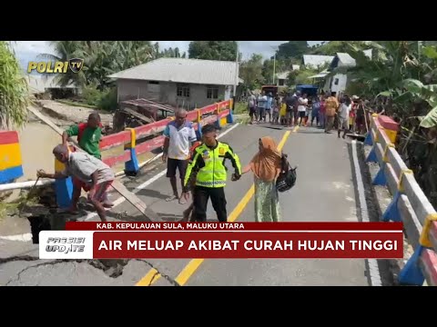 PRESISI UPDATE : POLRES KEPULAUAN SULA BANTU WARGA SEBERANGI JEMBATAN AMBRUK 11/10/2025 (17.00)