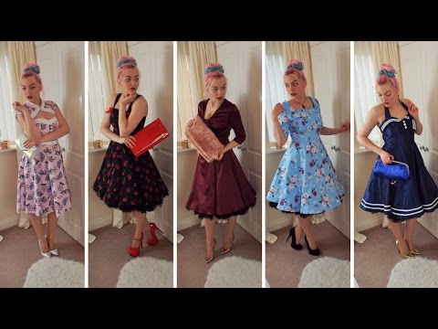 50's Swing Dress Lookbook