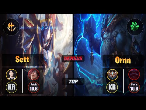 Rascal SETT (Top) [Conqueror] VS ORNN - Challenger KR Patch 10.6