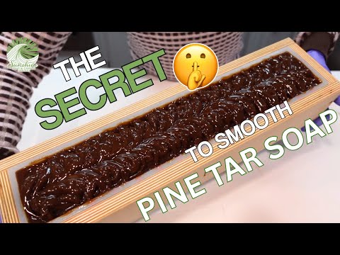 Pine Tar Soap That Won’t Seize | Cold Process Tutorial | Recipe Included