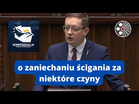 Robert Winnicki: Zarzuca rządowi zalegalizowanie bezkarności