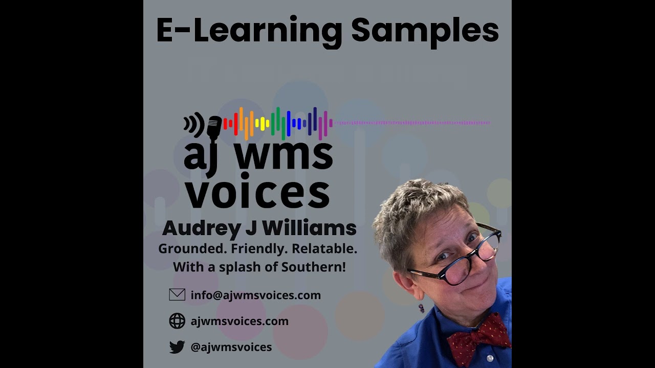 Promotional video thumbnail 1 for AJ Wms Voices