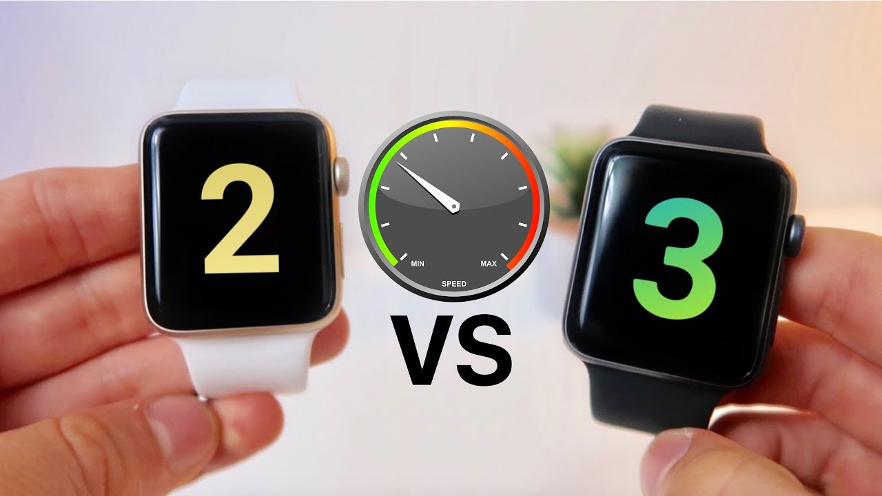 Apple Watch Series 2 vs Series 3 Speed Test!
