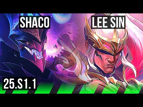 SHACO vs LEE SIN (JGL) | 5/0/0, 1300+ games | VN Challenger | 25.S1.1