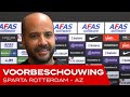 Jansen: 'Wordt pittige wedstrijd' | Voorbeschouwing Sparta - AZ