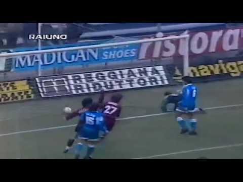 Serie A 1996-1997, day 19 Reggiana - Napoli 1-1 (Aglietti, Beiersdorfer)
