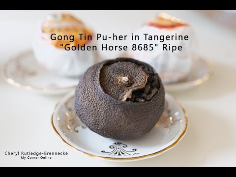 Gong Ting Pu her in Tangerine Golden Horse 8685 Ripe by Yunnon Sourcing