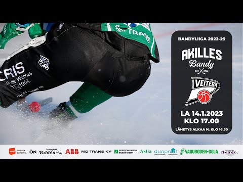 Bandyliigan ottelu: Akilles - Veiterä LA 14.1.2023 klo 17