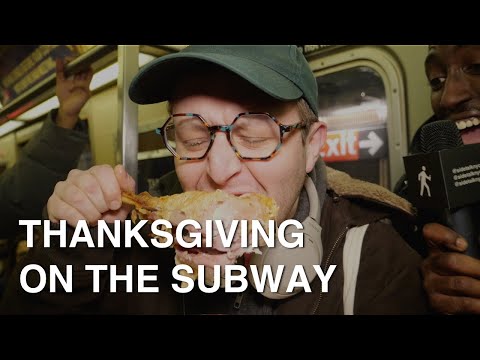 Thanksgiving on the Subway - Sidetalk