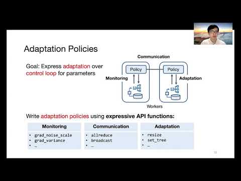 OSDI '20 - KungFu: Making Training in Distributed Machine Learning Adaptive