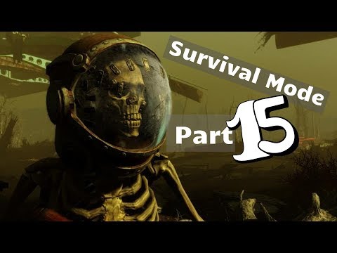 FALLOUT 4: SURVIVAL MODE Let's Play Part 15 (PC Gameplay Walkthrough)