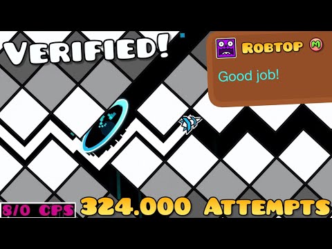 (Verified) "Unnerfed Death Corridor" - 324K Attempts! [New Top 1] | Geometry Dash 2.2