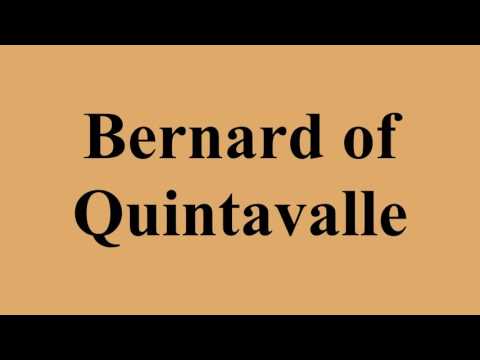 Bernard of Quintavalle