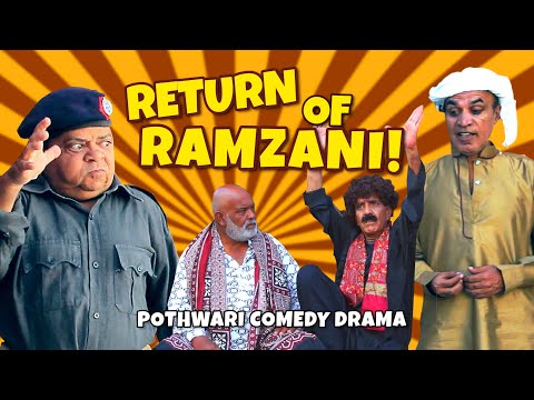 Return of Ramzani! - Pothwari Drama -Shahzada Ghaffar, Hameed Babar-Mithu Te Ramzani| Khaas Potohar