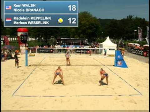 May-Treanor-Walsh USA van Gestel-Meppelink NED 2-0(21-15, 21-19) Pool D Klagenfurt Grand Slam 2011