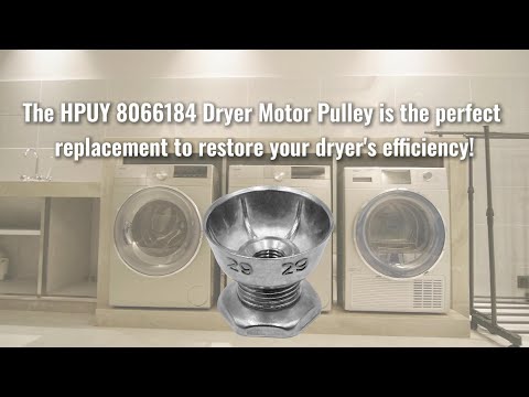 Replace HPUY 8066184 WP8066184 Dryer Motor Pulley 29 for Maytag KitchenAid Whirlpool Dryer Pully