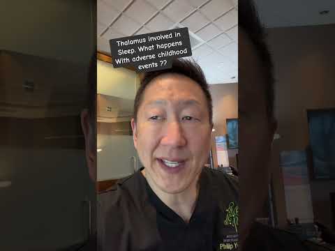 Thalamus involved in Sleep. What happens With adverse childhood events ??