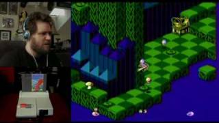 Crow Plays Snake Rattle 'N Roll (NES)
