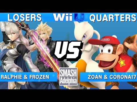 Smash 4 Wii U - Ralphie & Frozen vs Zoan & Corona17 - SMASHADELPHIA 2017 Losers Quarters