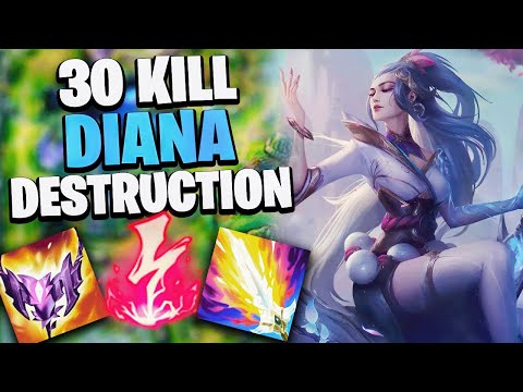 How I Got 30 KILLS With DIANA In Solo Queue...