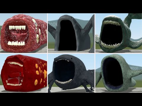 OLD AND NEW UPDATE: SEA EATER, TRAIN EATER, THE BLOOP VS ALL TREVOR HENDERSON BATTLE In GMOD!