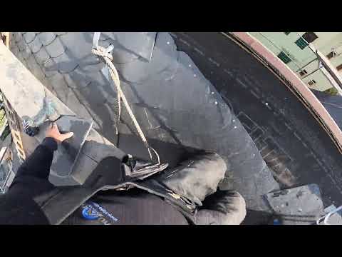 Firstgebinde beim Schieferdach - Live vom Schieferdach in Dresden - Schieferdecker