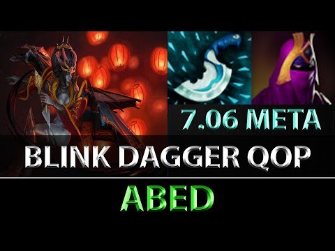 Abed [Queen of Pain] Blink Dagger Build What? ► Dota 2 7.06e
