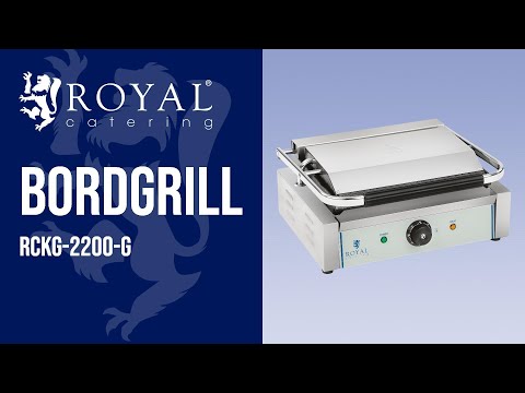video - B-varer Bordgrill - 1 x 2.200 Watt - Riller