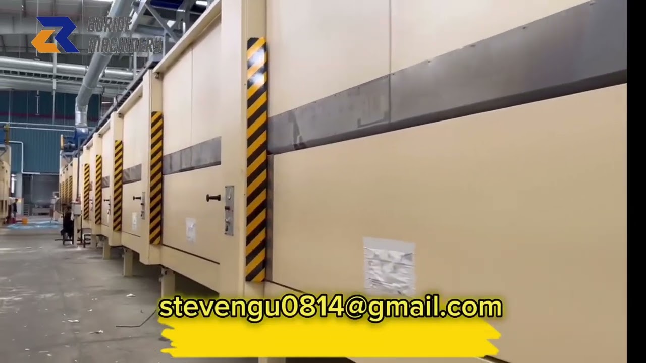 Two-stage impregnation line for melamine paper