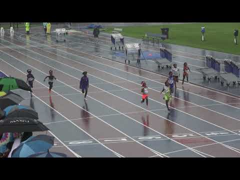 Girls 100m Dash 7-8 Year Old Finals- 44th Annual Northwest Track & Field Classic 2019