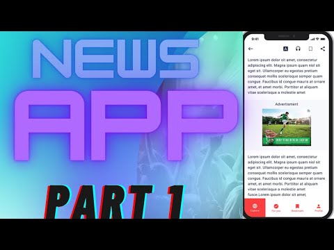 flutter news app part 1 | Flutter Project | ARK KHAN