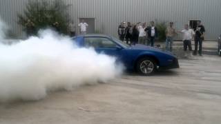 Pontiac TransAm Burn-Out til engine failure - Contest at BMS-BBQ 07.2012