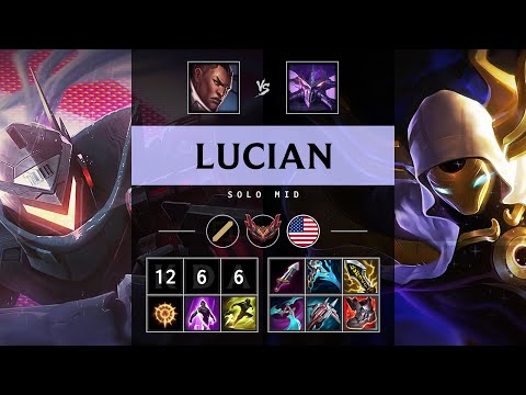 Lucian Mid vs Kassadin - NA Grandmaster Patch 25.17