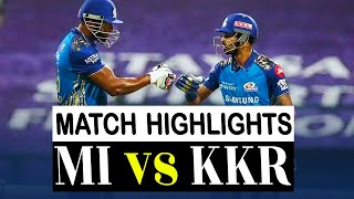 HIGHLIGHTS : MI vs KKR IPL 2020 MATCH 32 FULL MATCH HIGHLIGHTS HIGHLIGHTS : MI vs KKR IPL 2020 MATCH 32 FULL MATCH HIGHLIGHTS