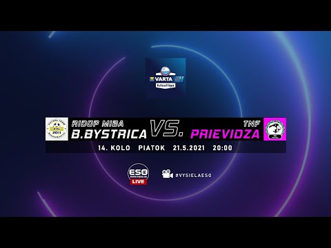 LIVE: RIDOP MIBA BANSKÁ BYSTRICA - TNF PRIEVIDZA, 21.5.2021