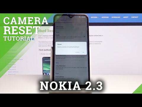 NOKIA 2.3 Reset Camera Settings & Erase Camera Errors