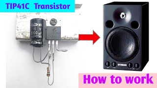 Download lagu TIP41C Transistor Amplifier 🔥How to Make🔥What can be made with it mp3