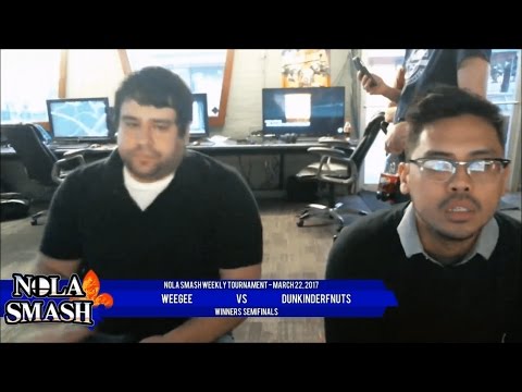 NOLA Smash Weekly 3/22: Winners Semifinals - Weegee vs DunkinDerfnuts